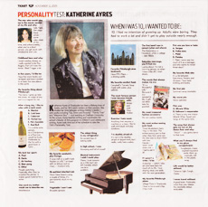 Tribune Review  personality feature